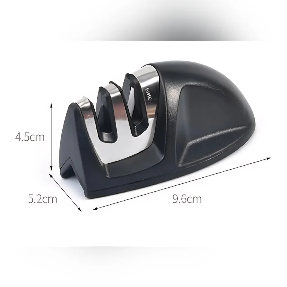 2-Stage Compact Knife Sharpener Coarse/Fine‎ Tungston/Ceramic